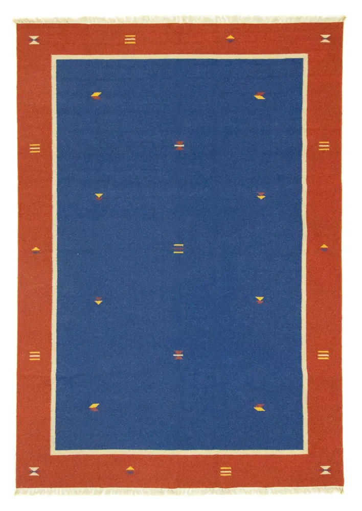 Kelim teppe - Trendy - 300 x 200 cm - blå
