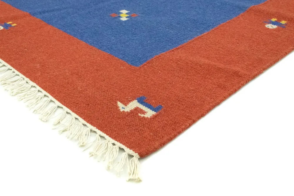 Kelim teppe - Trendy - 300 x 200 cm - blå