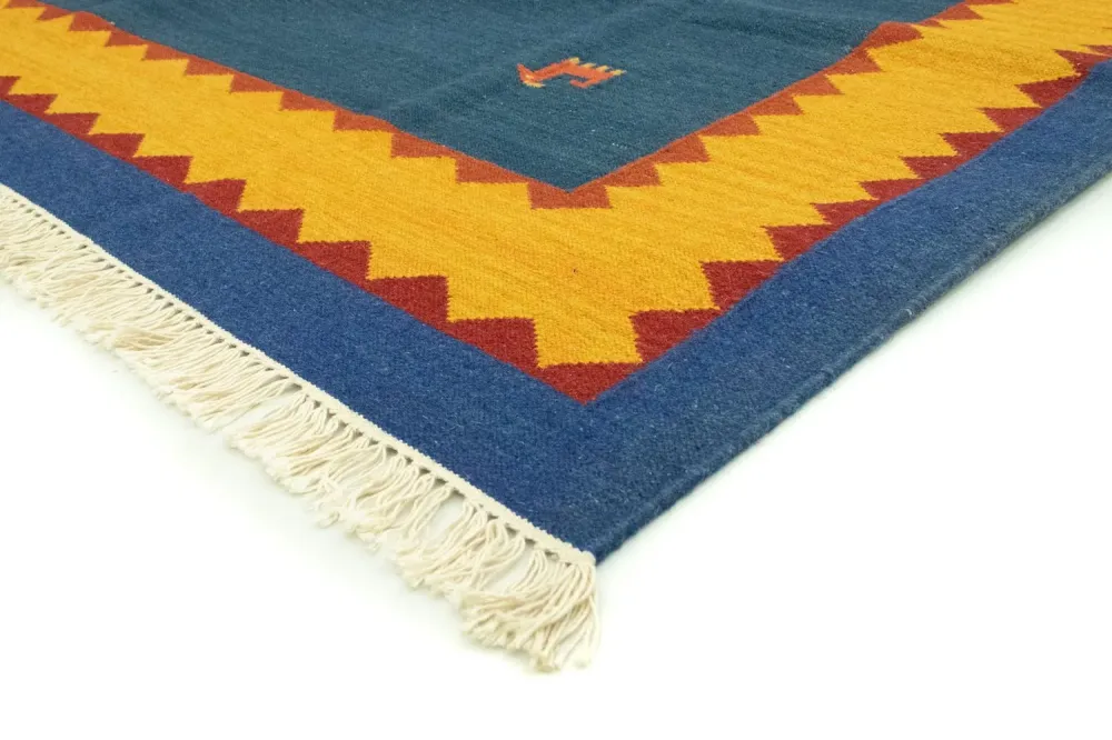 Kelim teppe - Trendy - 300 x 200 cm - blå
