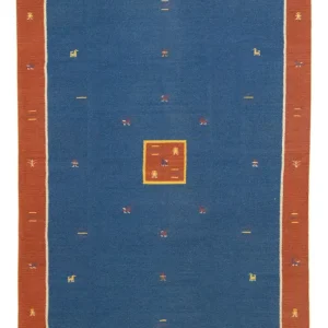 Kelim teppe - Trendy - 300 x 200 cm - blå