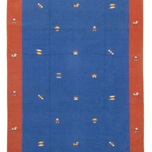 Kelim teppe - Trendy - 300 x 200 cm - blå
