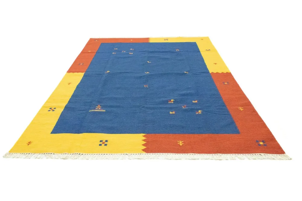 Kelim teppe - Trendy - 300 x 200 cm - blå