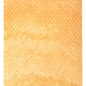 Kelim teppe - Trendy - Vintage / Farget - 247 x 177 cm - sennepsgul