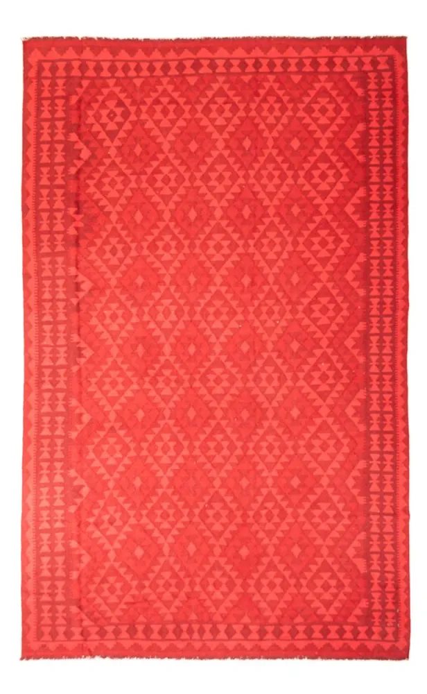 Kelim teppe - Trendy - Vintage / Farget - 291 x 193 cm - rød