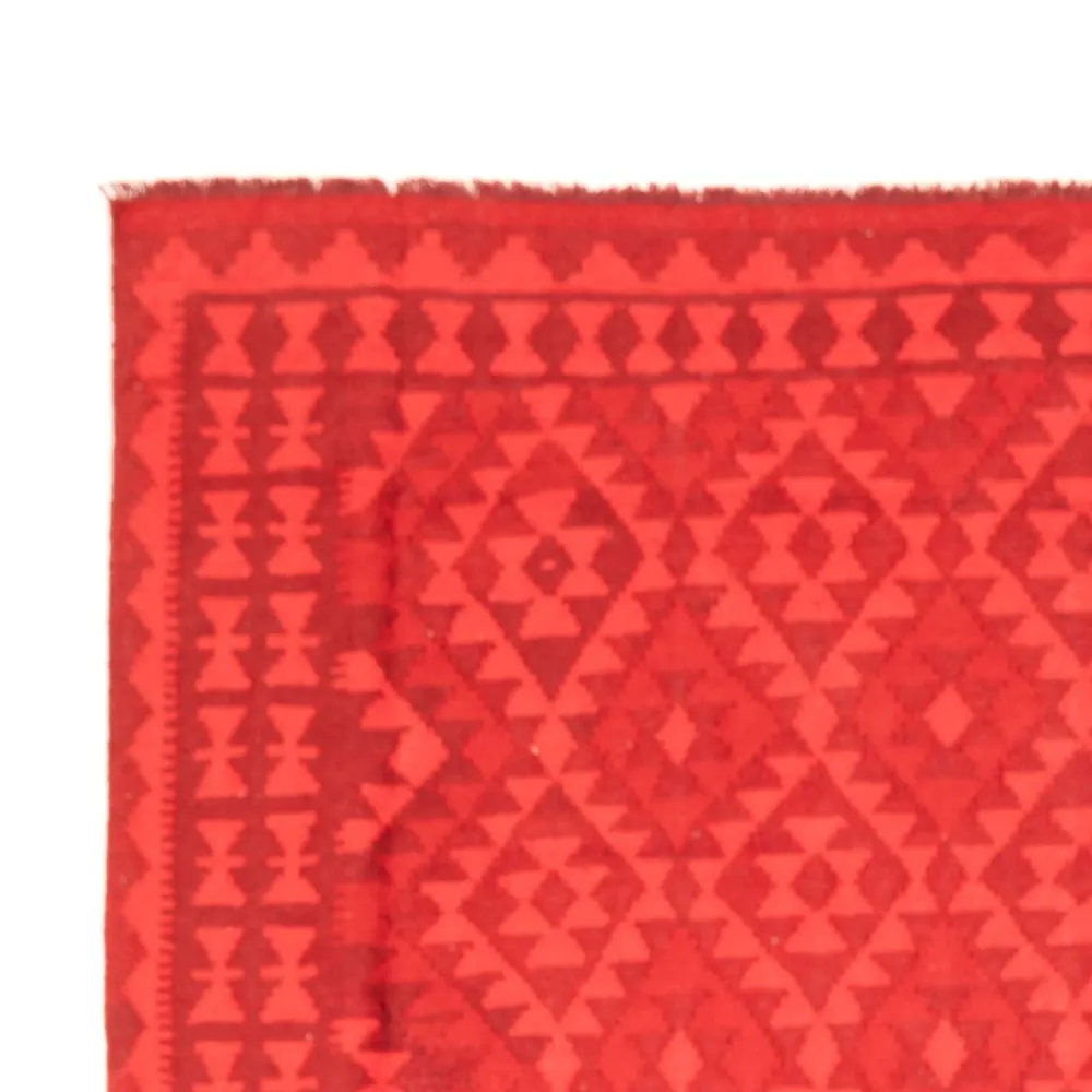 Kelim teppe - Trendy - Vintage / Farget - 291 x 193 cm - rød