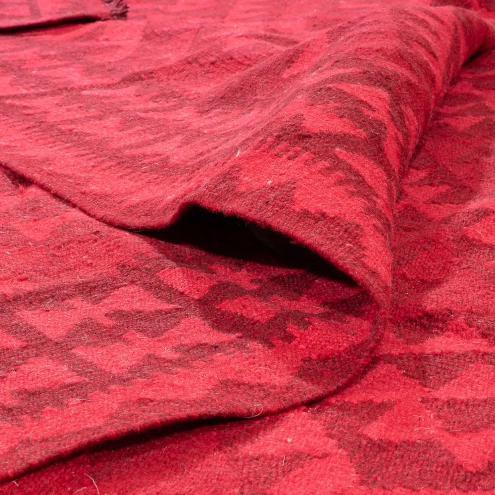 Kelim teppe - Trendy - Vintage / Farget - 291 x 193 cm - rød