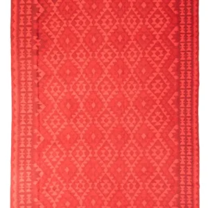 Kelim teppe - Trendy - Vintage / Farget - 291 x 193 cm - rød