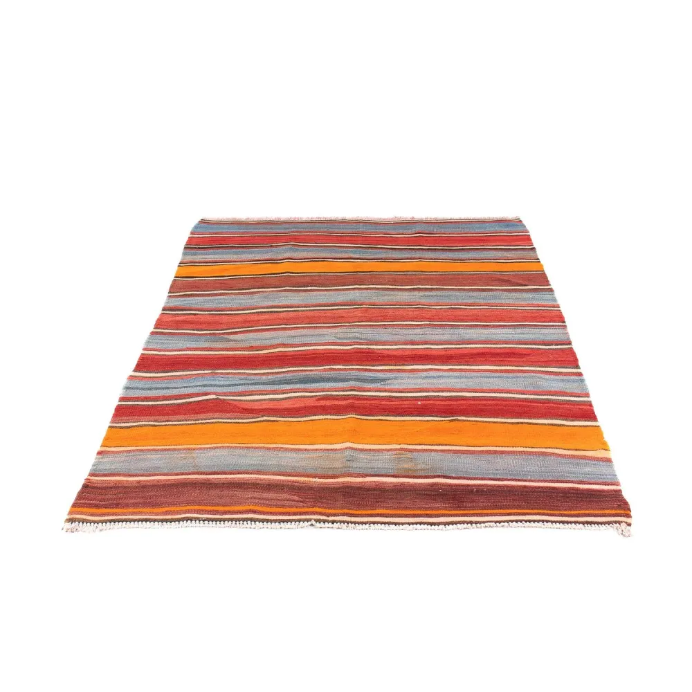 Kelimteppe - Gammelt - 155 x 135 cm - flerfarget