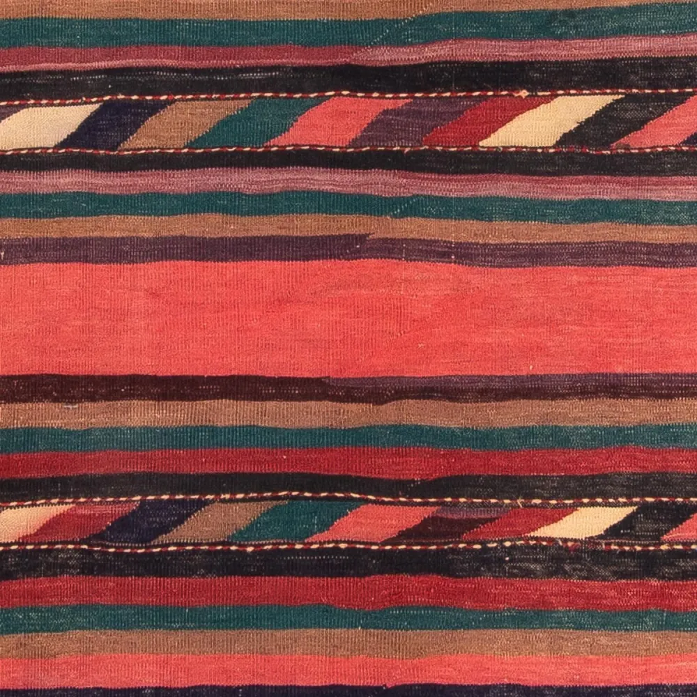 Kelimteppe - Gammelt - 170 x 160 cm - flerfarget