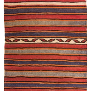 Kelimteppe - Gammelt - 180 x 160 cm - flerfarget