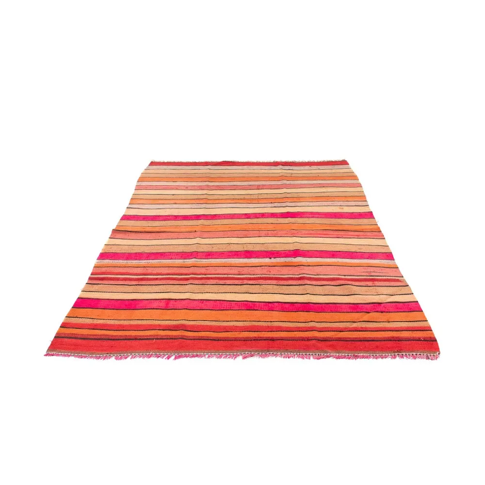 Kelimteppe - Gammelt - 200 x 135 cm - flerfarget