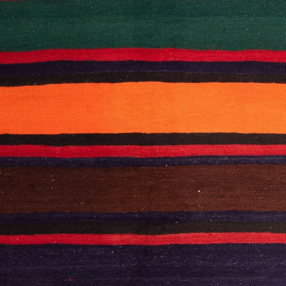 Kelimteppe - Gammelt - 210 x 175 cm - flerfarget