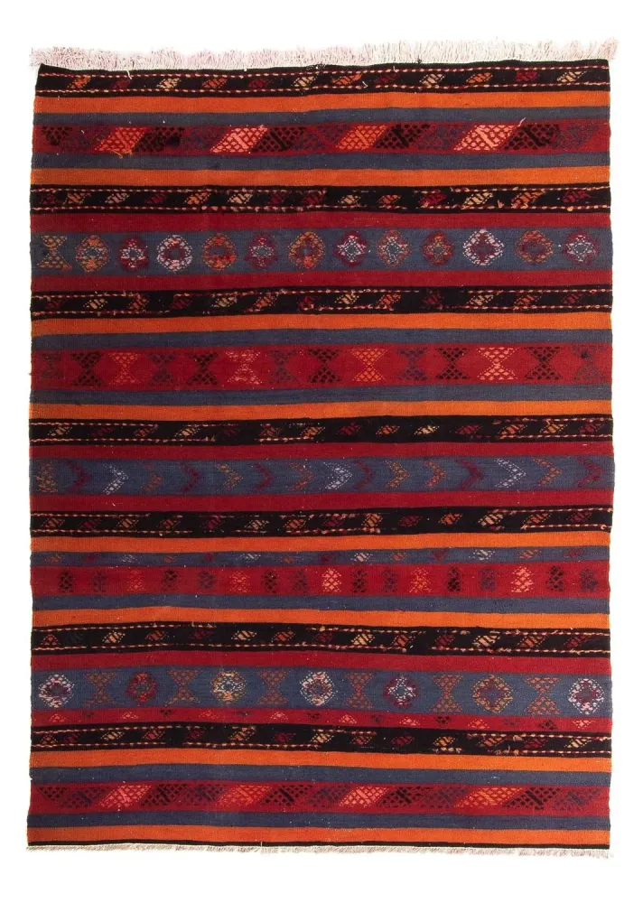 Kelimteppe - Gammelt - 220 x 160 cm - flerfarget
