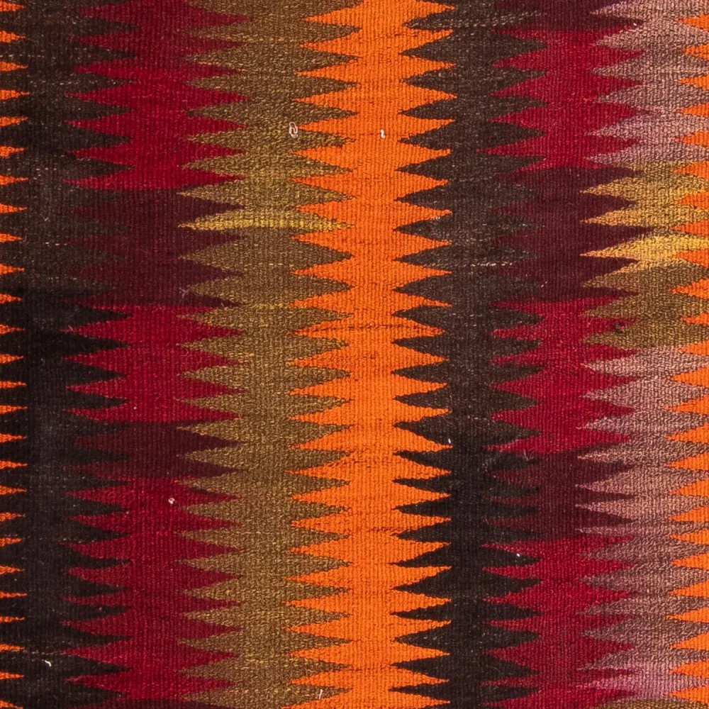 Kelimteppe - Gammelt - 225 x 150 cm - flerfarget