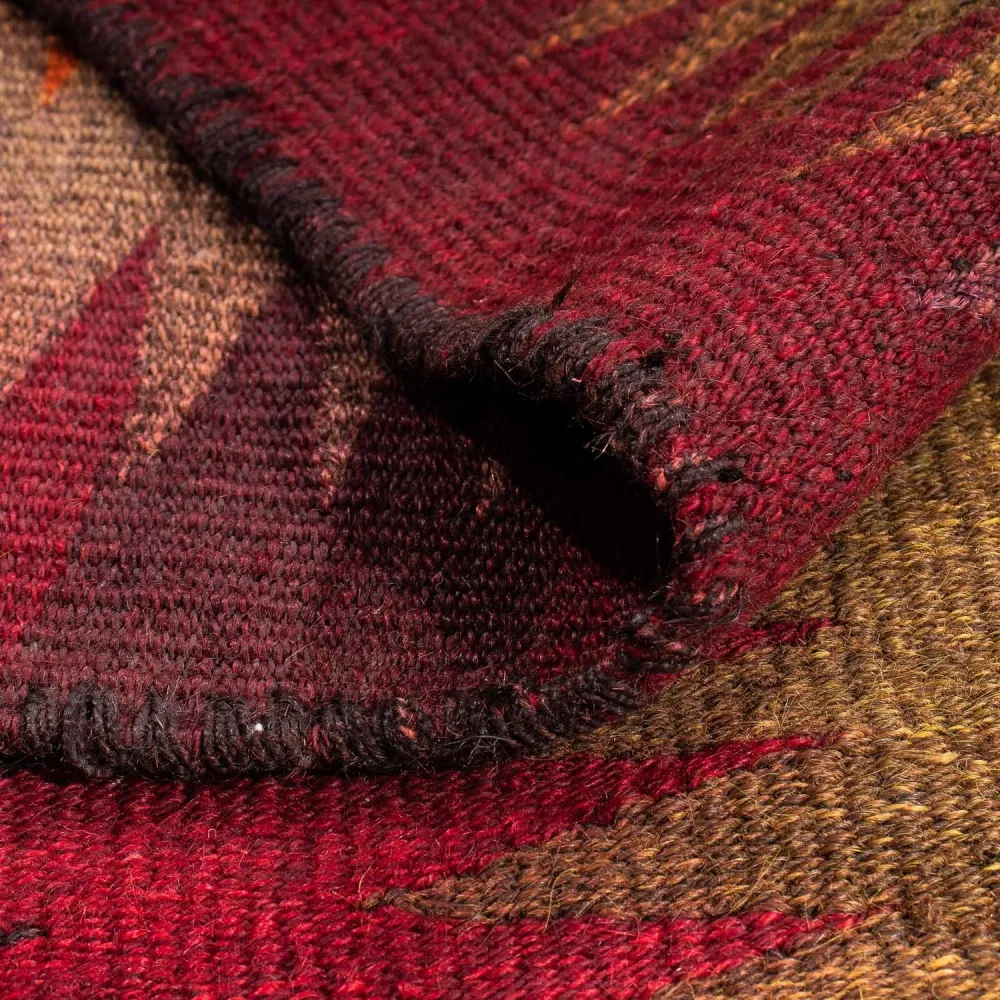 Kelimteppe - Gammelt - 225 x 150 cm - flerfarget