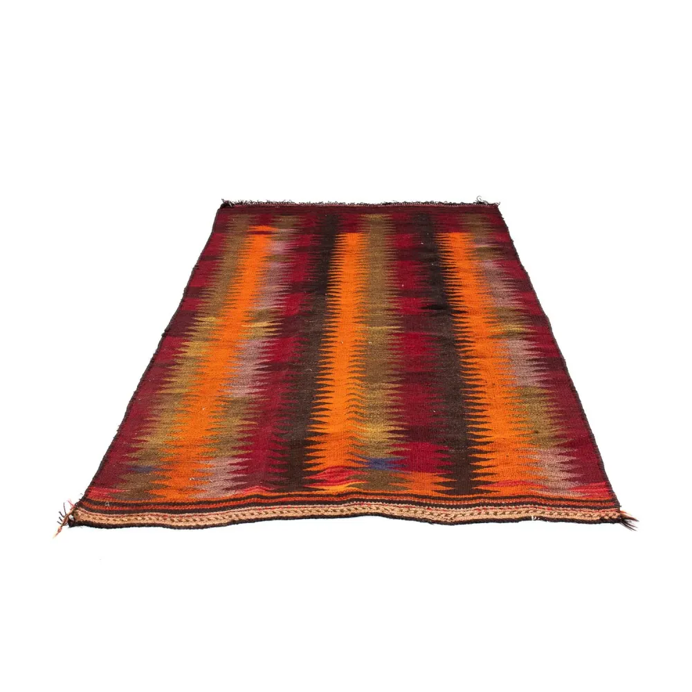 Kelimteppe - Gammelt - 225 x 150 cm - flerfarget