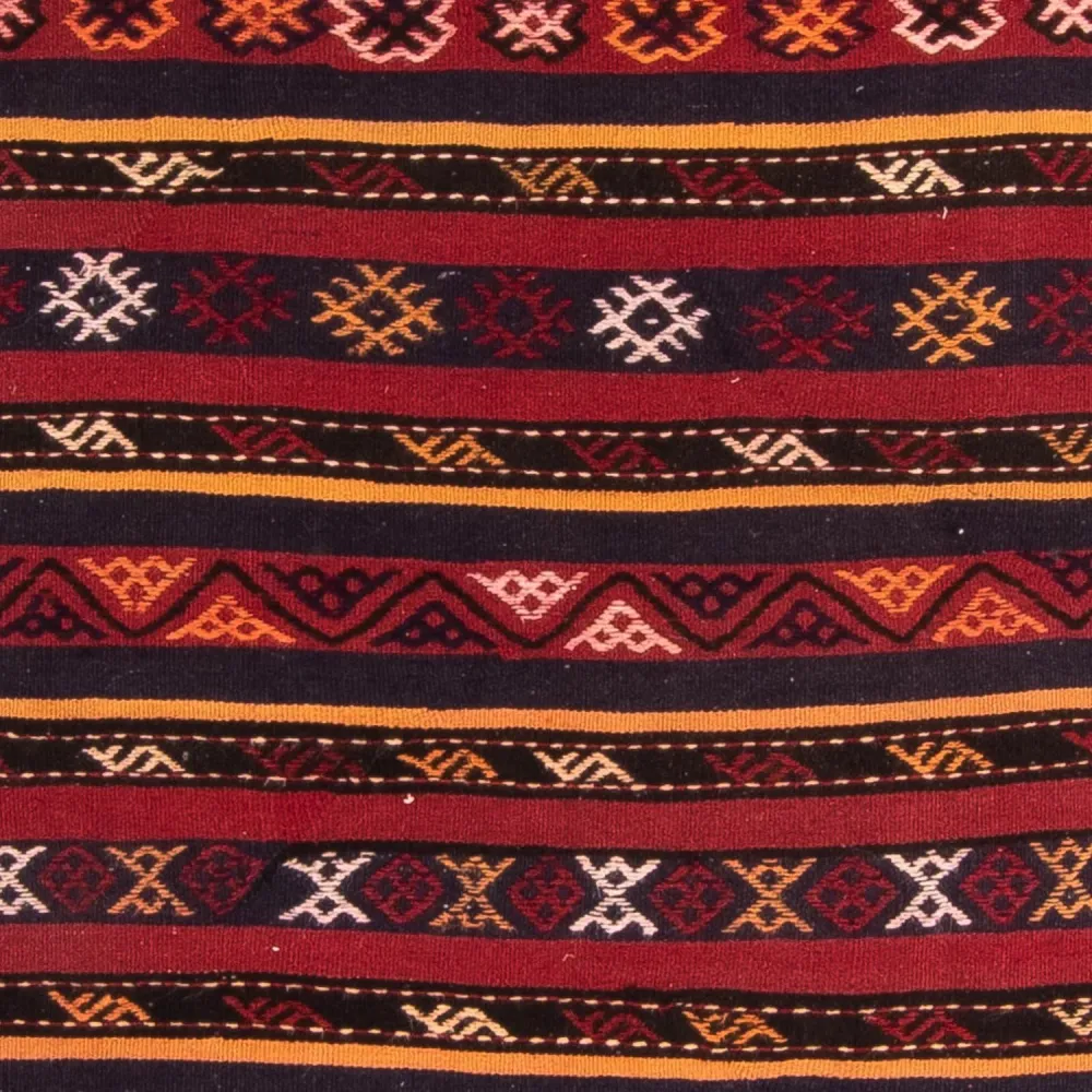 Kelimteppe - Gammelt - 250 x 145 cm - flerfarget