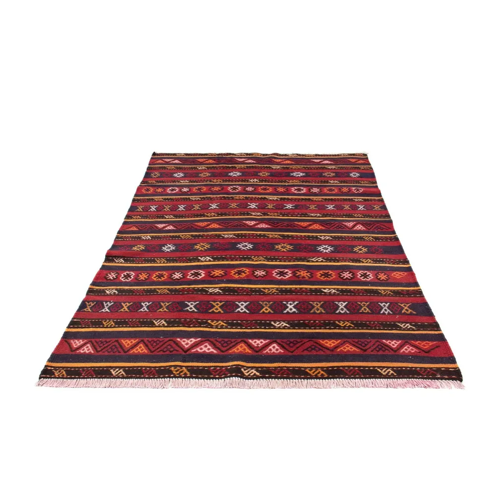 Kelimteppe - Gammelt - 250 x 145 cm - flerfarget