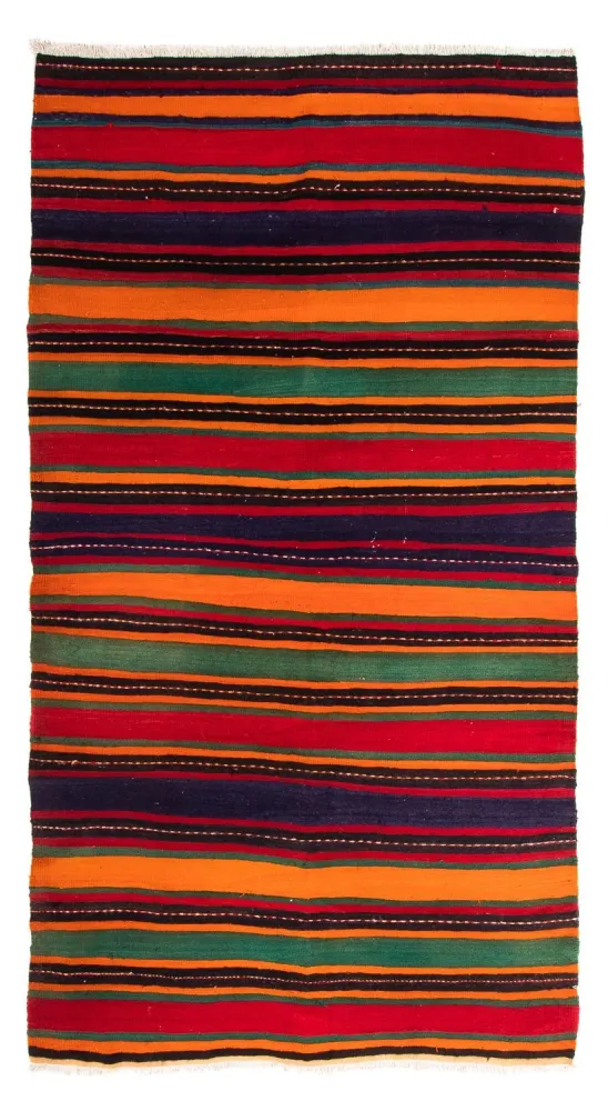 Kelimteppe - Gammelt - 300 x 190 cm - flerfarget