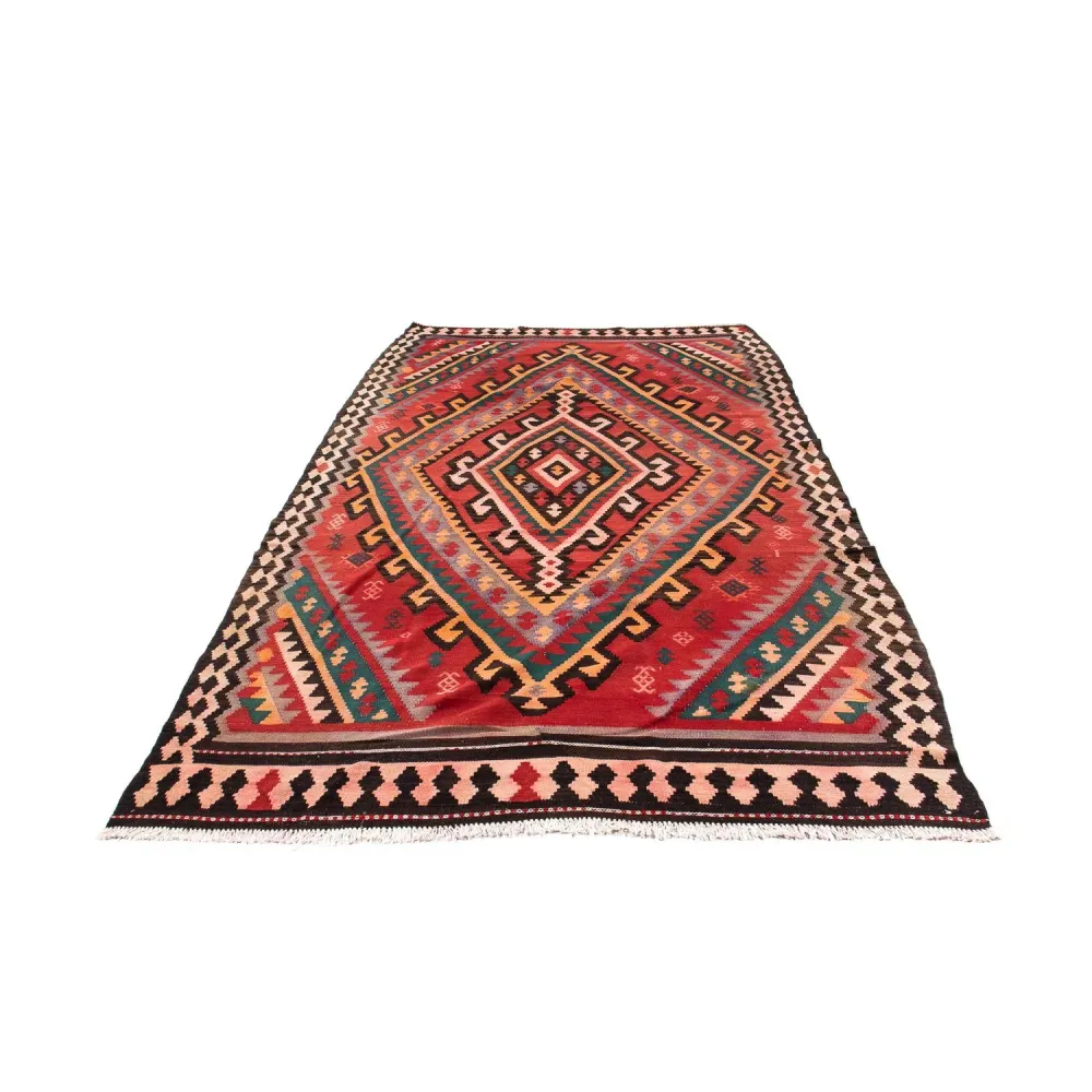 Kelimteppe - Gammelt - 307 x 188 cm - flerfarget
