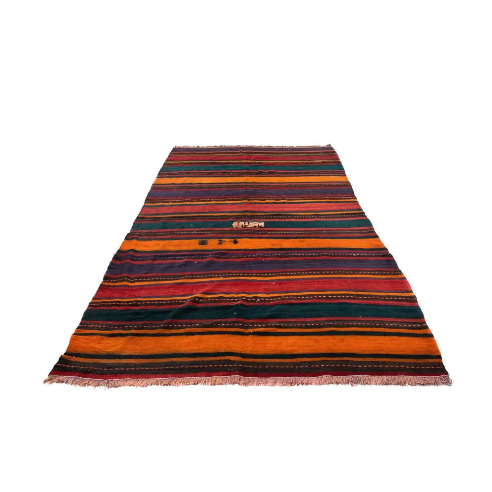 Kelimteppe - Gammelt - 325 x 180 cm - flerfarget