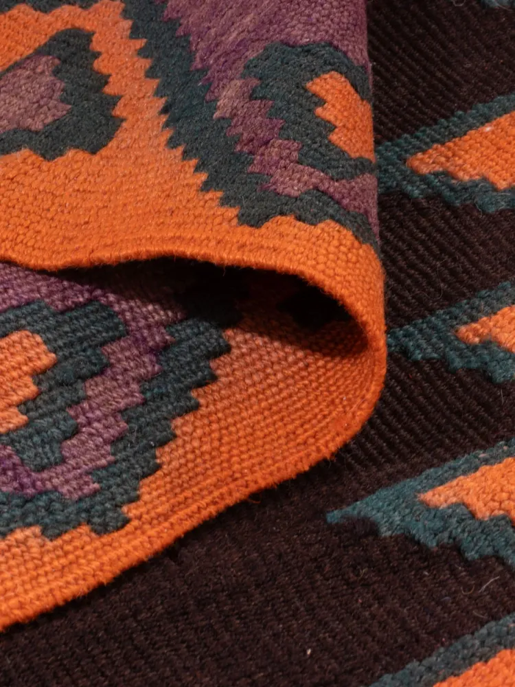 Kelimteppe - Gammelt - 360 x 150 cm - karamell