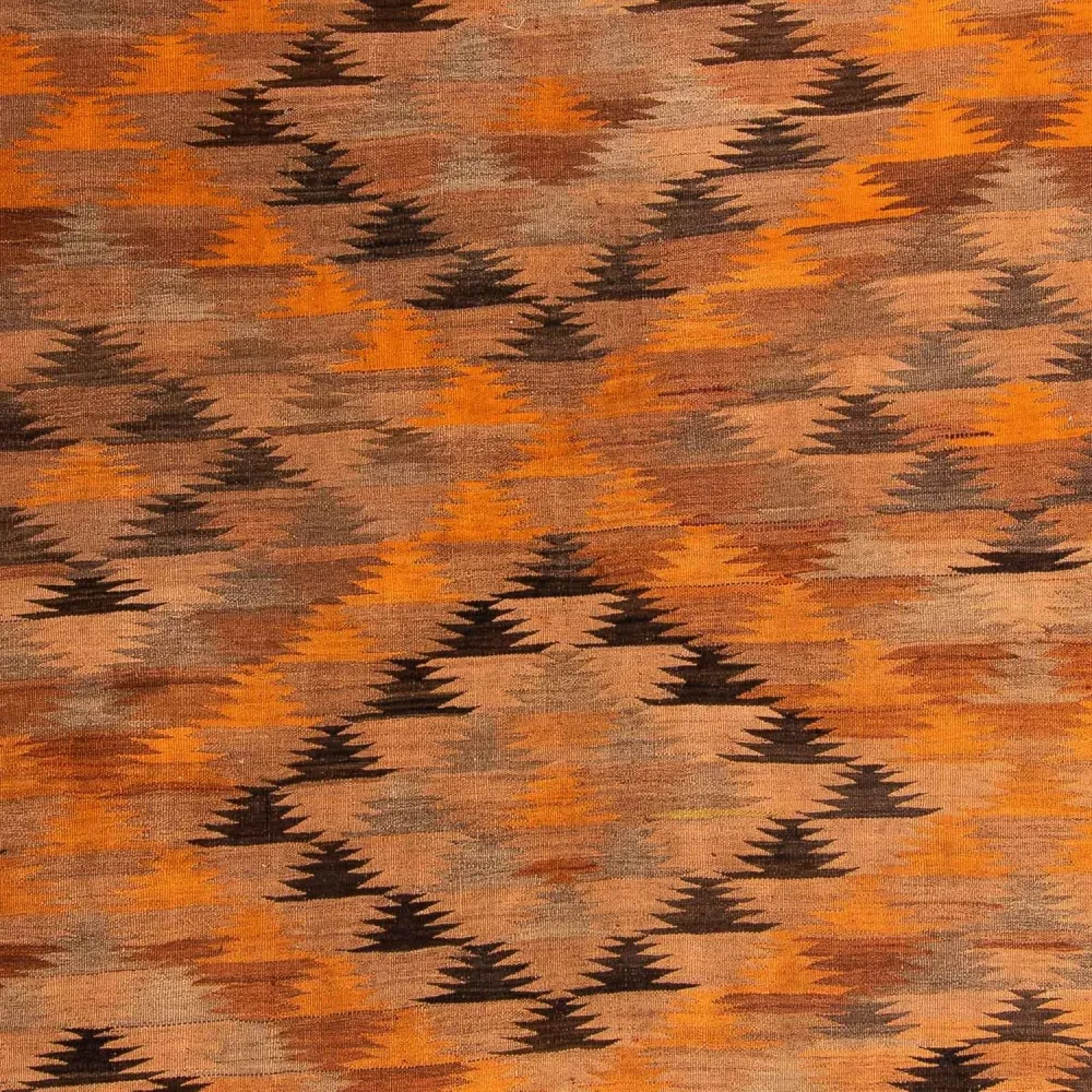 Kelimteppe - Gammelt - 360 x 275 cm - flerfarget