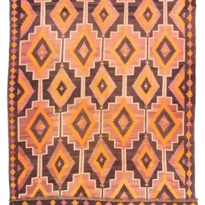 Kelimteppe - Gammelt - 460 x 280 cm - flerfarget
