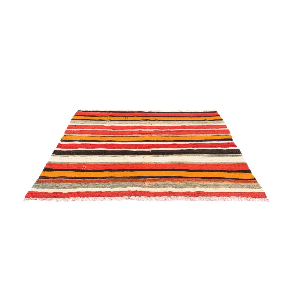 Kelimteppe - Gammelt square - 190 x 180 cm - flerfarget