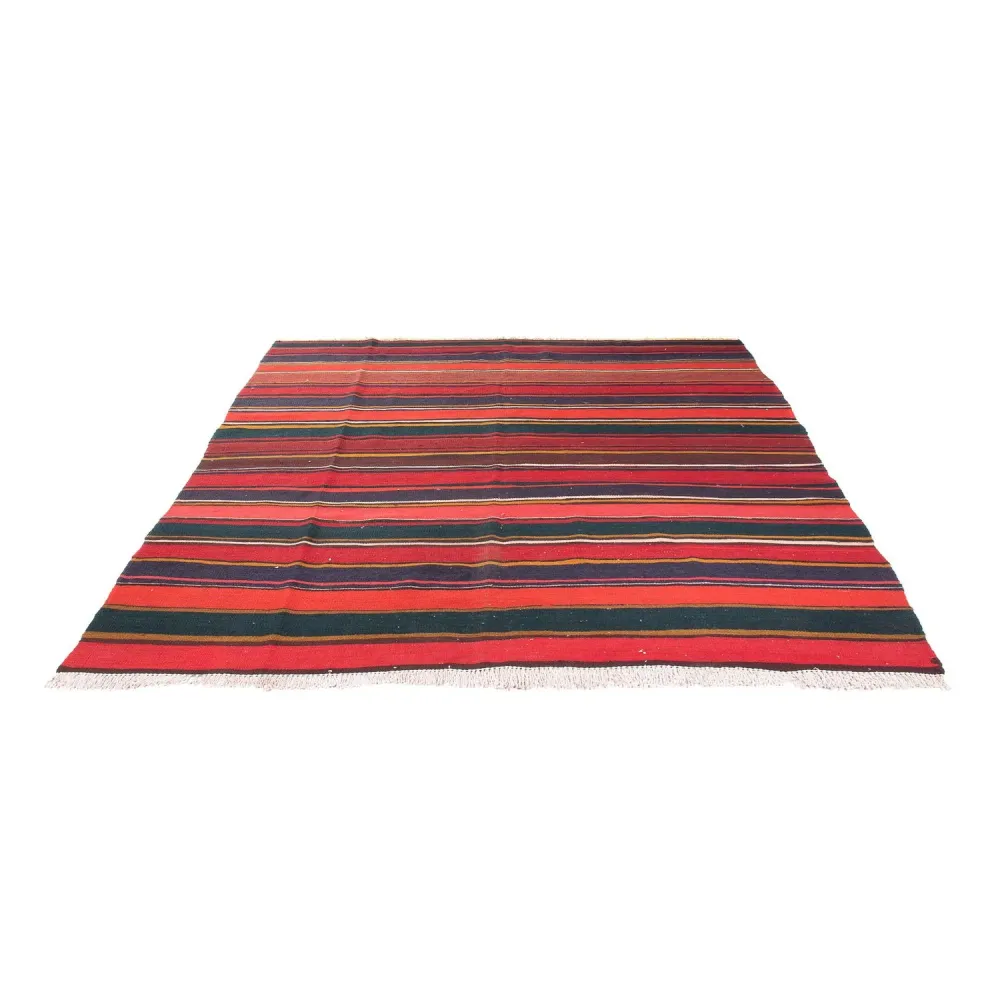 Kelimteppe - Gammelt square - 215 x 190 cm - flerfarget