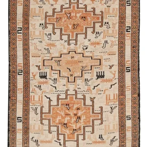 Kelimteppe - Orientalsk - 100 x 71 cm - beige