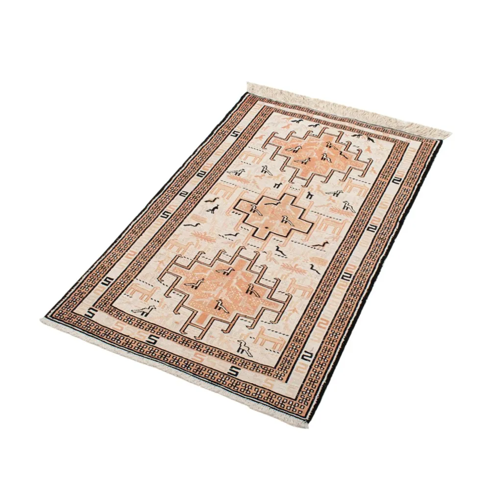 Kelimteppe - Orientalsk - 101 x 65 cm - beige
