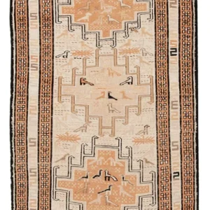 Kelimteppe - Orientalsk - 107 x 63 cm - beige