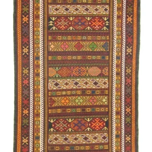 Kelimteppe - Orientalsk - 138 x 78 cm - flerfarget