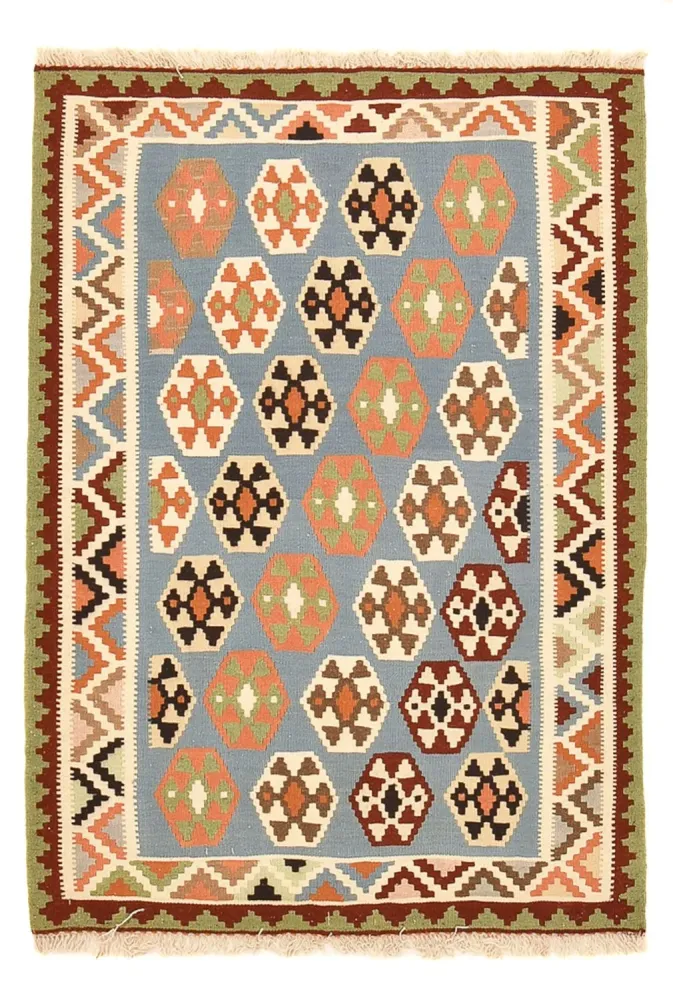 Kelimteppe - Orientalsk - 142 x 100 cm - flerfarget