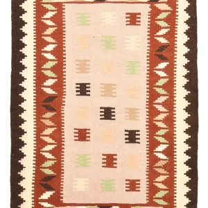Kelimteppe - Orientalsk - 142 x 102 cm - flerfarget