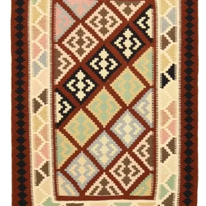 Kelimteppe - Orientalsk - 144 x 103 cm - flerfarget