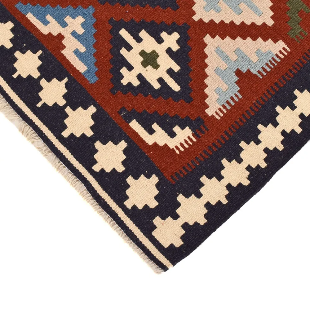 Kelimteppe - Orientalsk - 145 x 100 cm - flerfarget