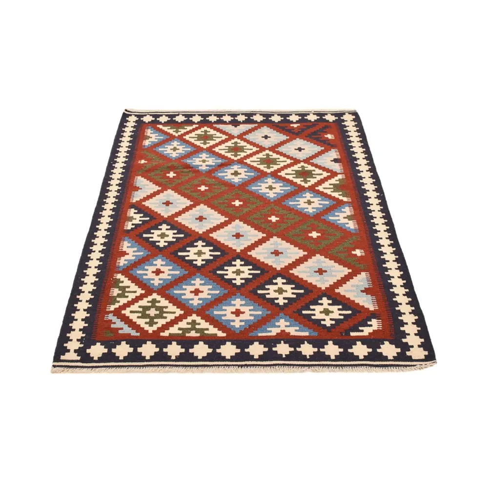 Kelimteppe - Orientalsk - 145 x 100 cm - flerfarget