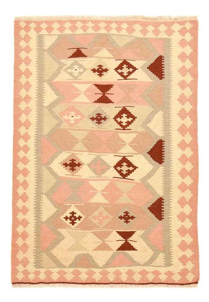 Kelimteppe - Orientalsk - 145 x 100 cm - flerfarget