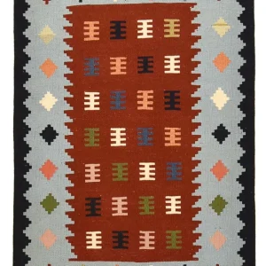Kelimteppe - Orientalsk - 145 x 100 cm - flerfarget