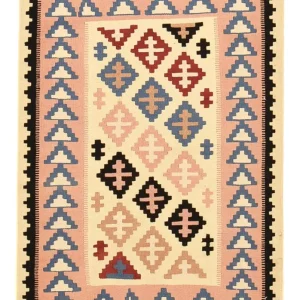 Kelimteppe - Orientalsk - 145 x 100 cm - flerfarget