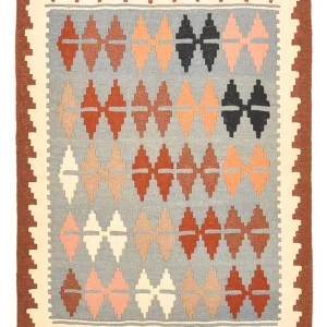Kelimteppe - Orientalsk - 145 x 100 cm - flerfarget