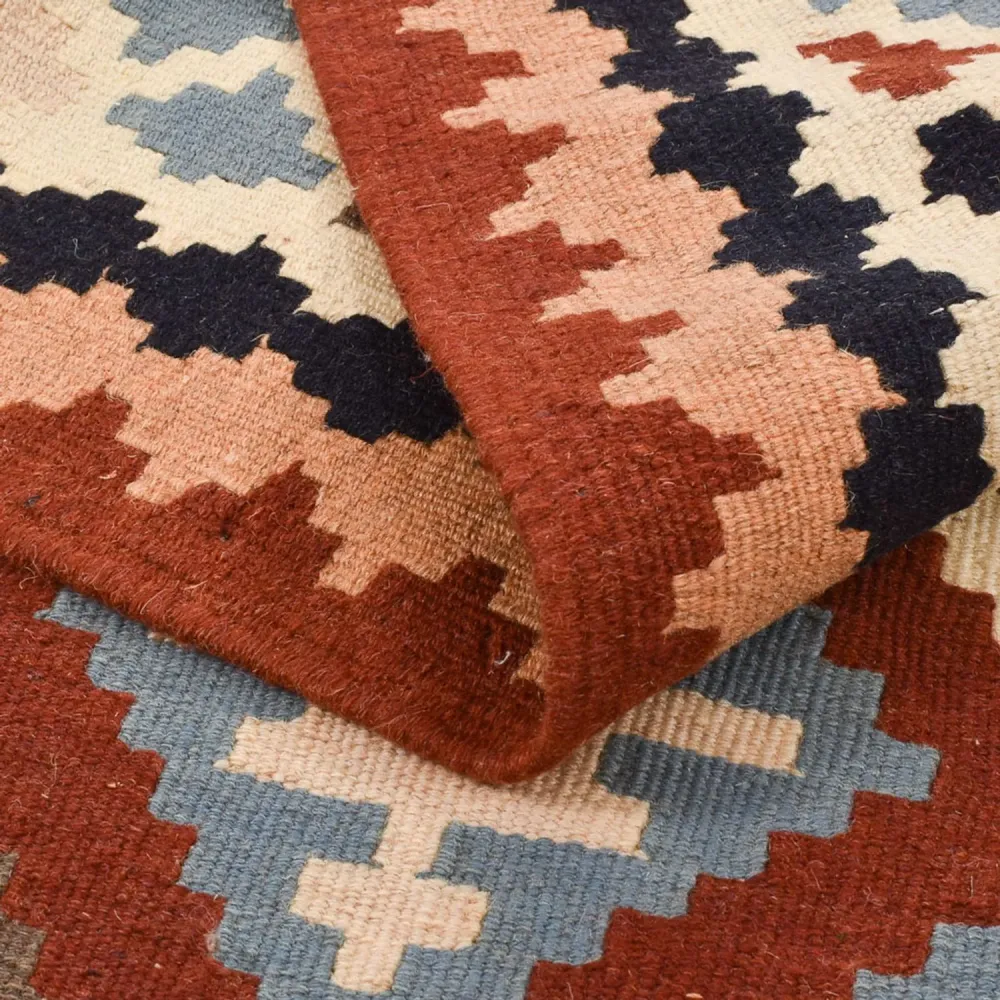 Kelimteppe - Orientalsk - 145 x 102 cm - flerfarget
