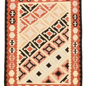 Kelimteppe - Orientalsk - 145 x 102 cm - flerfarget