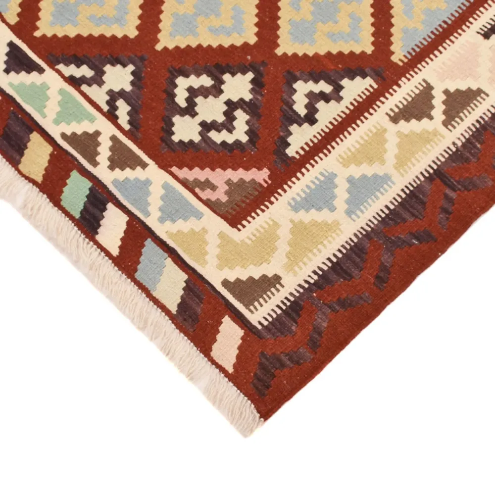 Kelimteppe - Orientalsk - 145 x 102 cm - flerfarget