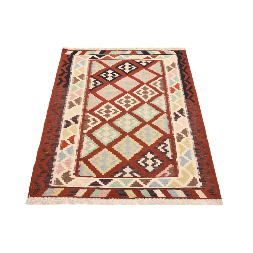 Kelimteppe - Orientalsk - 145 x 102 cm - flerfarget