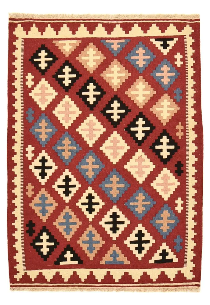 Kelimteppe - Orientalsk - 145 x 102 cm - flerfarget