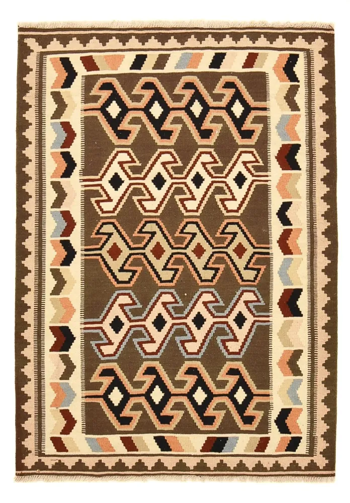 Kelimteppe - Orientalsk - 145 x 104 cm - flerfarget