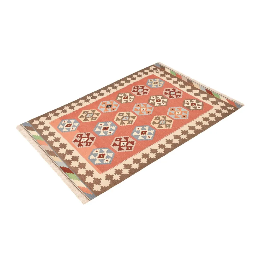 Kelimteppe - Orientalsk - 146 x 100 cm - flerfarget